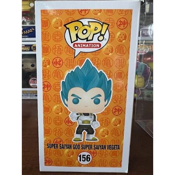 Funko Pop! Metallic Super Saiyan God Super Saiyan Vegeta GameStop Exclusive - Picture 4 of 10